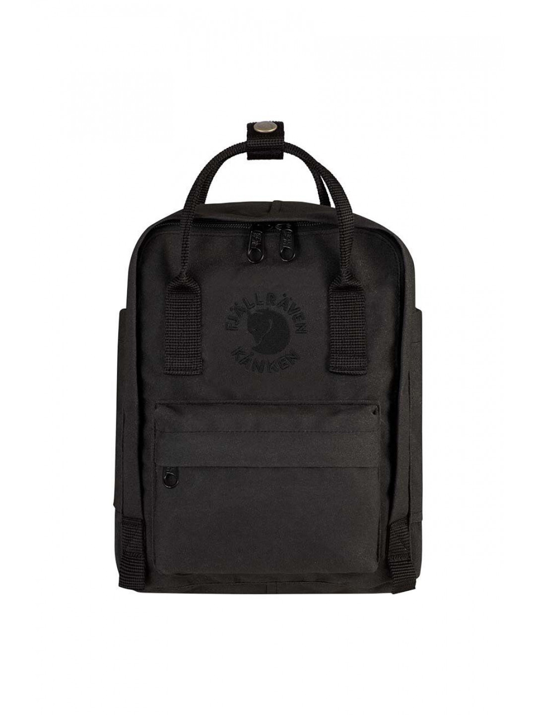 Batoh Fjallraven Re-Kanken Mini černá barva malý s aplikací F23549